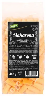 TESTENINA MAKARONE SA JAJIMA BAŠ BAŠ 400G