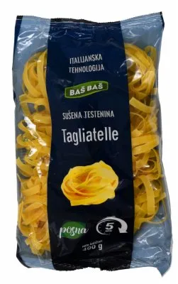 TESTENINA TAGLIATELLE POSNA BAŠ BAS 400G