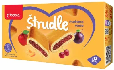 ŠTRUDLA MEŠANO VOĆE MEDELA 240G