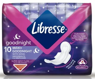 ULOŠCI HIGIJENSKI MAXI GOODNIGHT LIBRESSE 10/1