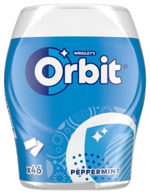 ŽVAKE PEPPERMINT BOTTLE ORBIT 46G BOČICA