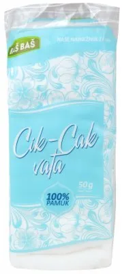 VATA 100% PAMUK BAŠ BAŠ 50G