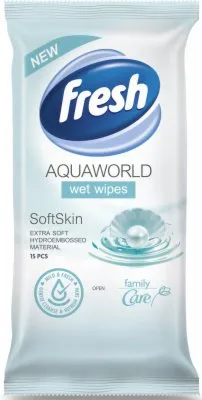 VLAŽNE MARAMICE AQUA WORLD FRESH 15/1