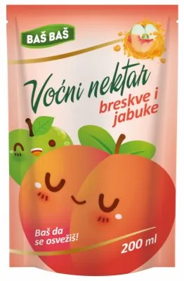 VOĆNI NEKTAR BAŠ BAŠ BRESKVA 0,2L DOJPAK