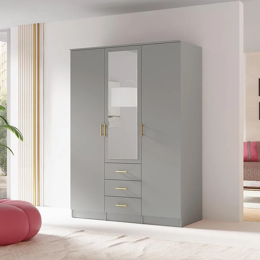 3D ormar 150x210x64 sivi