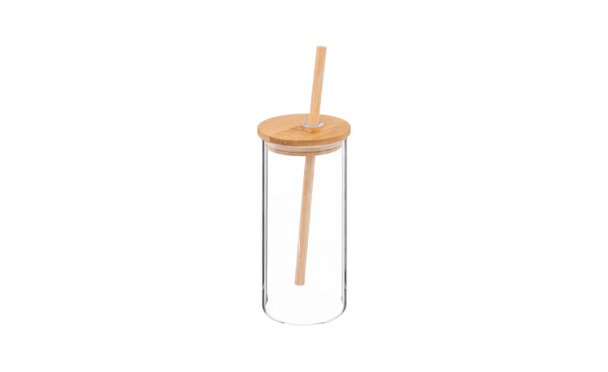 Čaša sa slamčicom  Palm 400ml