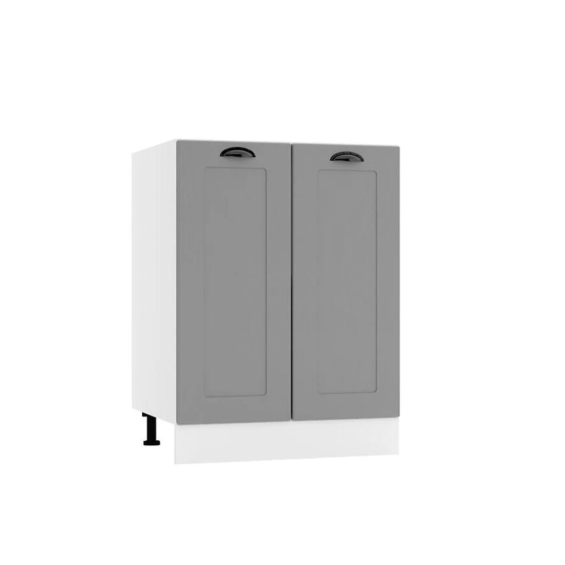 Adele D60 Kuhinjski ormaric 60x52,4x82 mat siva/bela