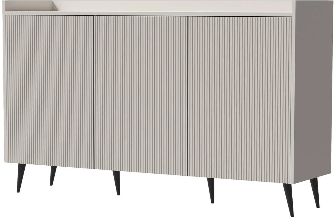 Ademo 2 komoda 3 vrata 150x41x92 cm kašmir