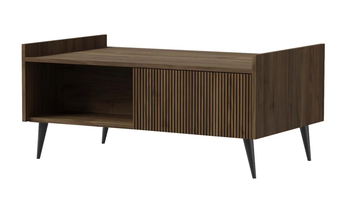 Ademo klub sto 2 vrata + 2 otvora 100x60x45 cm orah