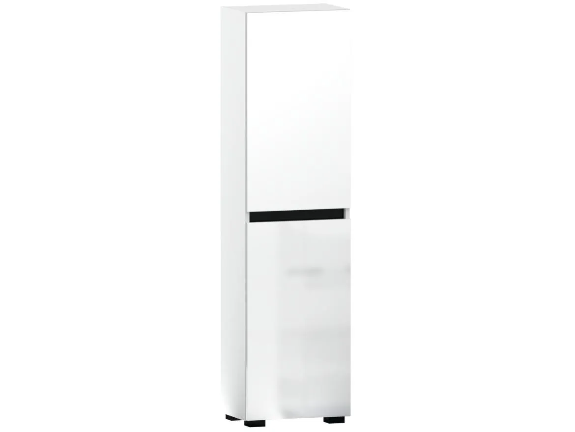 Ajs 40 2D kupatilski ormar 2 vrata 40x29x150 cm beli