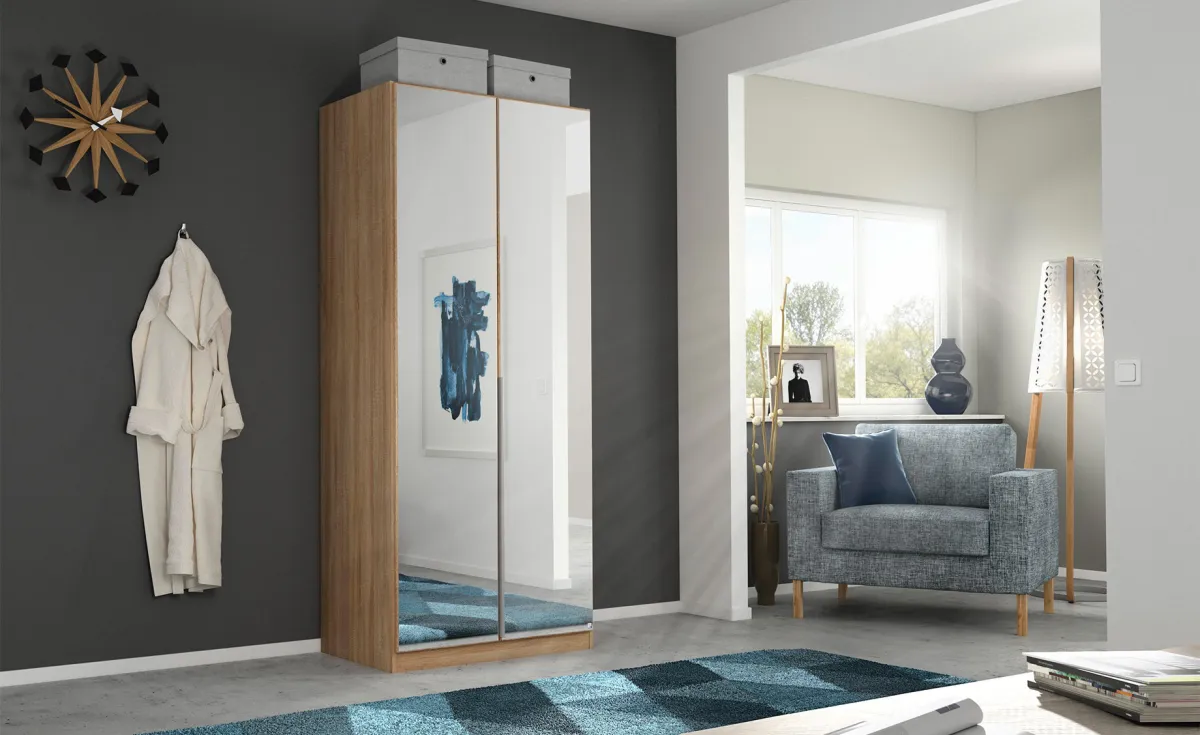 Alabama ormar 2 vrata/ogledala 91x54x229cm