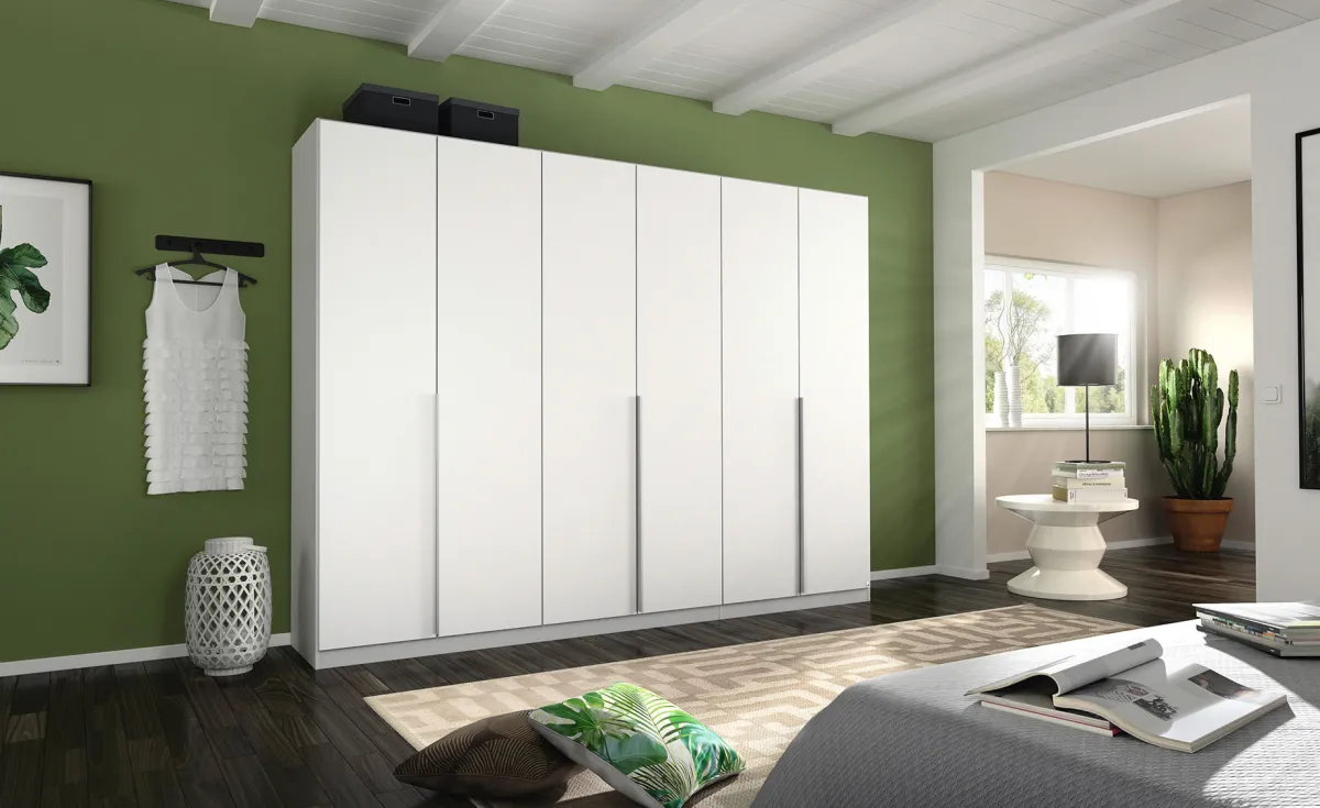 Alabama ormar 6 vrata 271x54x229cm visoki sjaj
