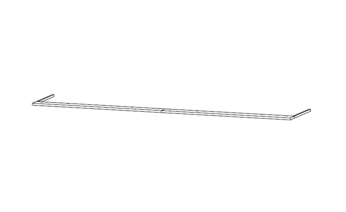 Alabama venac za ormar 5 vrata sa rasvetom 226x56x22cm