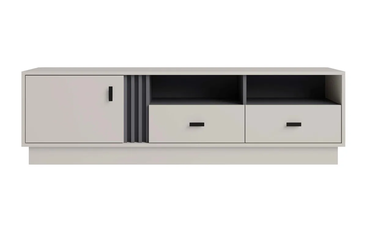 Allmo tv komoda 155x40x45 cm kašmir/antracit