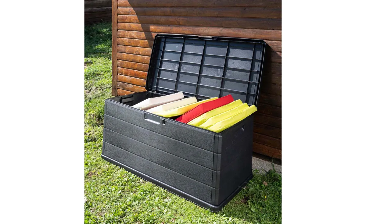 Alpha sanduk za jastuke 118x59x57 cm antracit