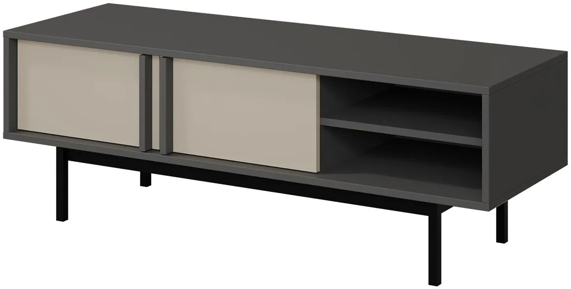 Alsy 10 TV komoda 120x43x43 siva/bež