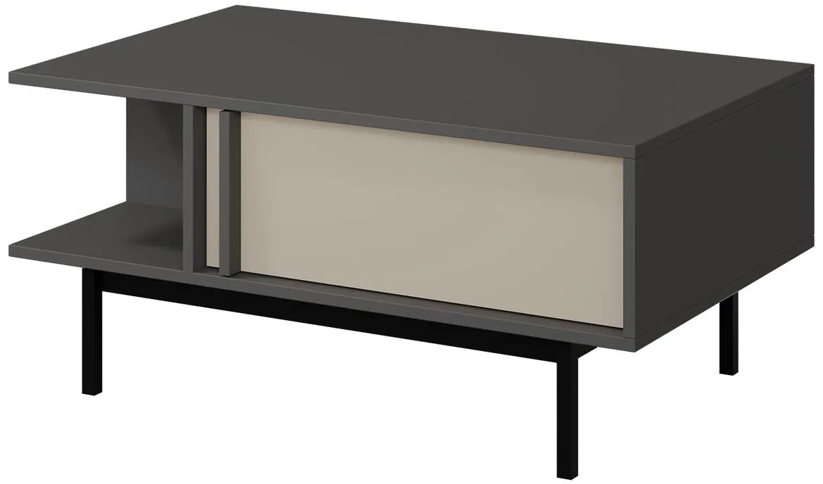 Alsy 12 klub stocic 93x60x43 siva/bež