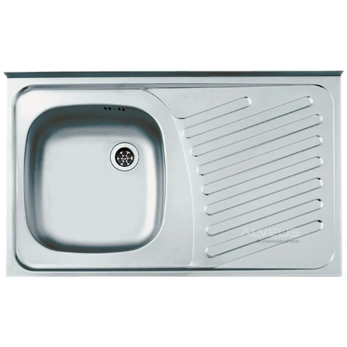 Alveus 80x50 sudopera inox leva + sifon
