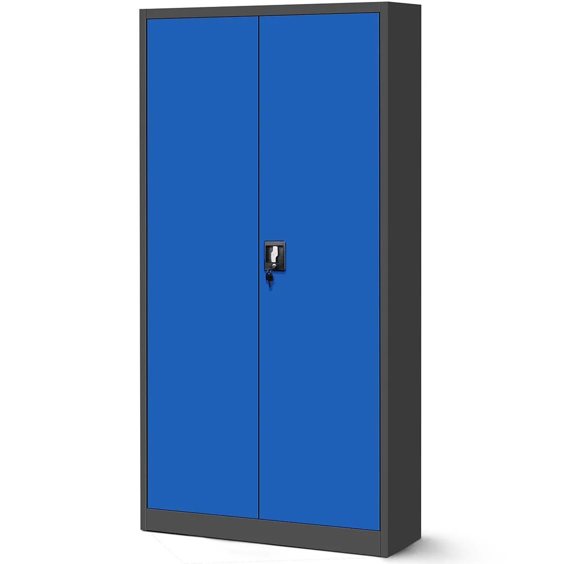 ?an garderober, metal, antracit/plava 90x40x185