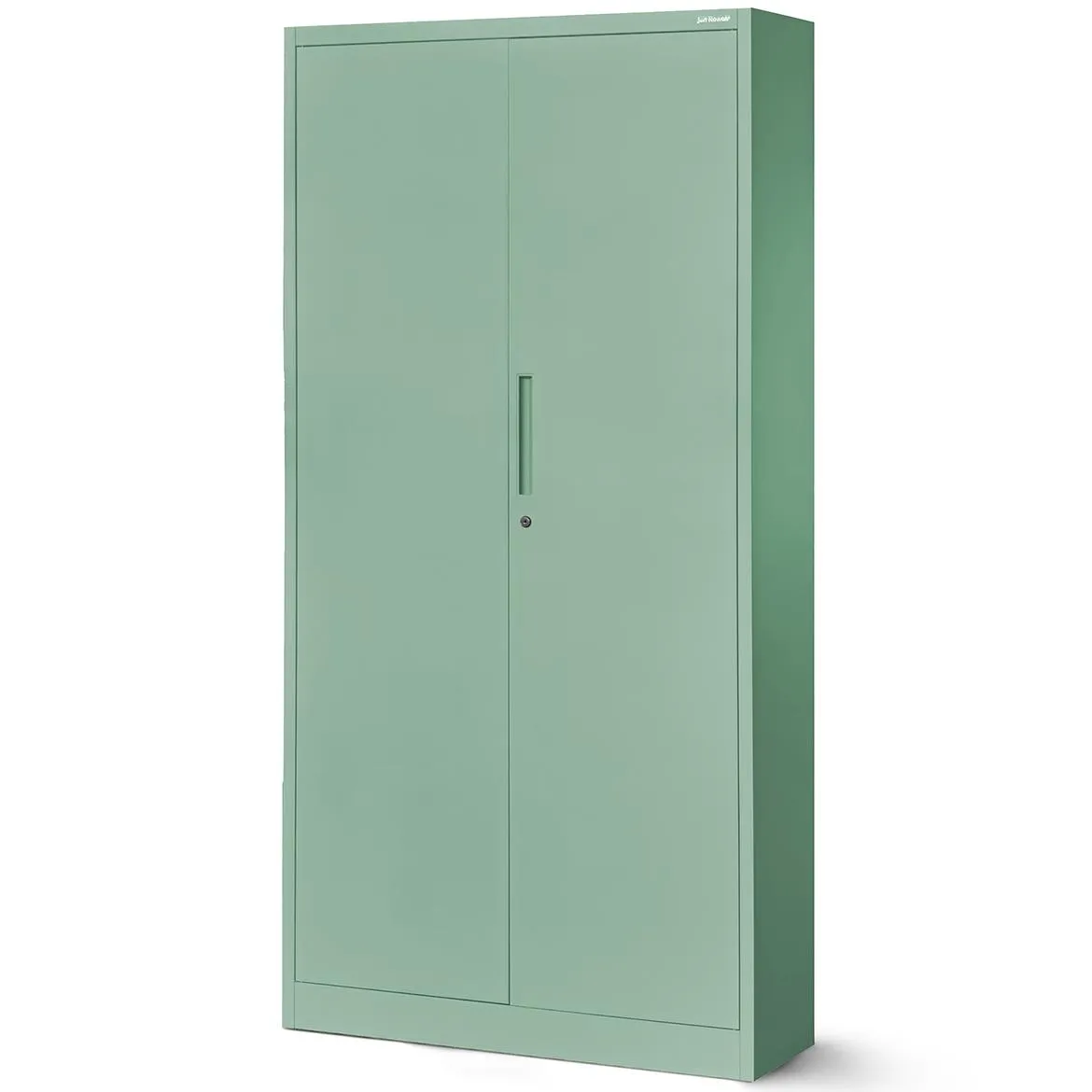 ?an garderober, metal, pastelno zelena 90x40x185