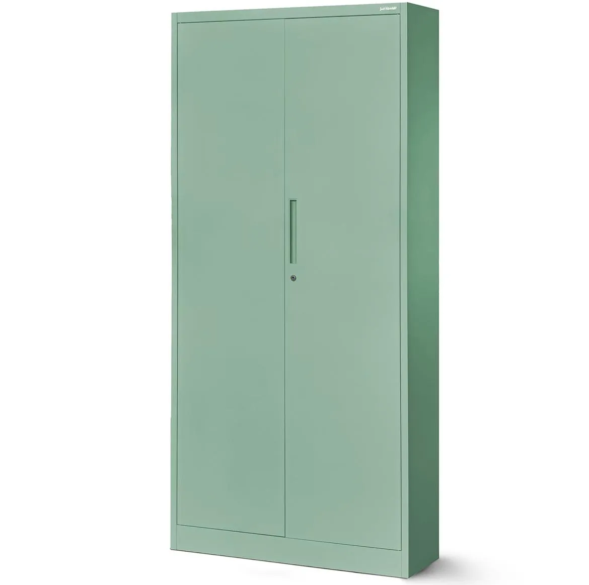 ?an h garderober, metal, pastelno zelena