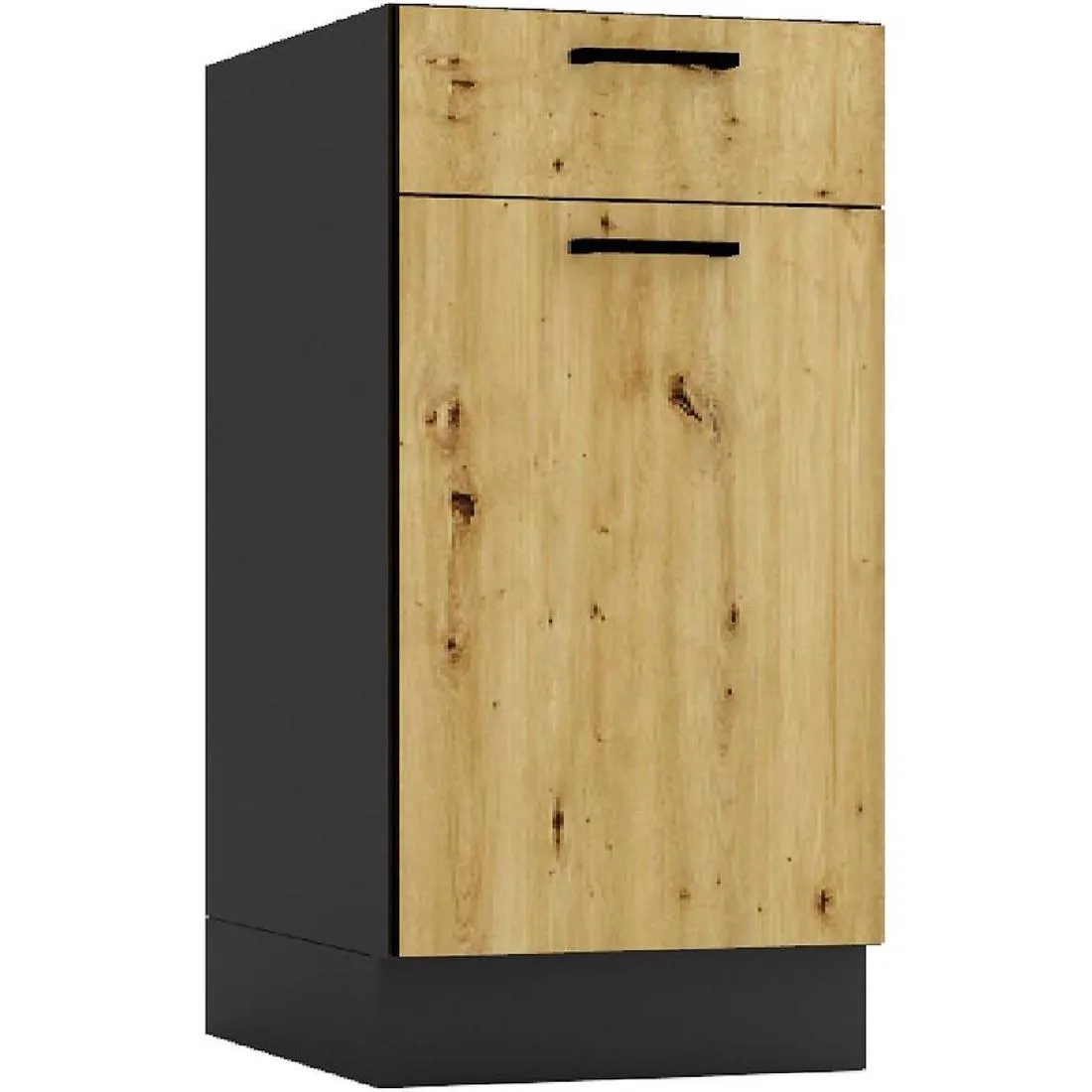 Anika D40S/1 P/L kuhinjski ormaric 40x44,6x82 hrast/grafit