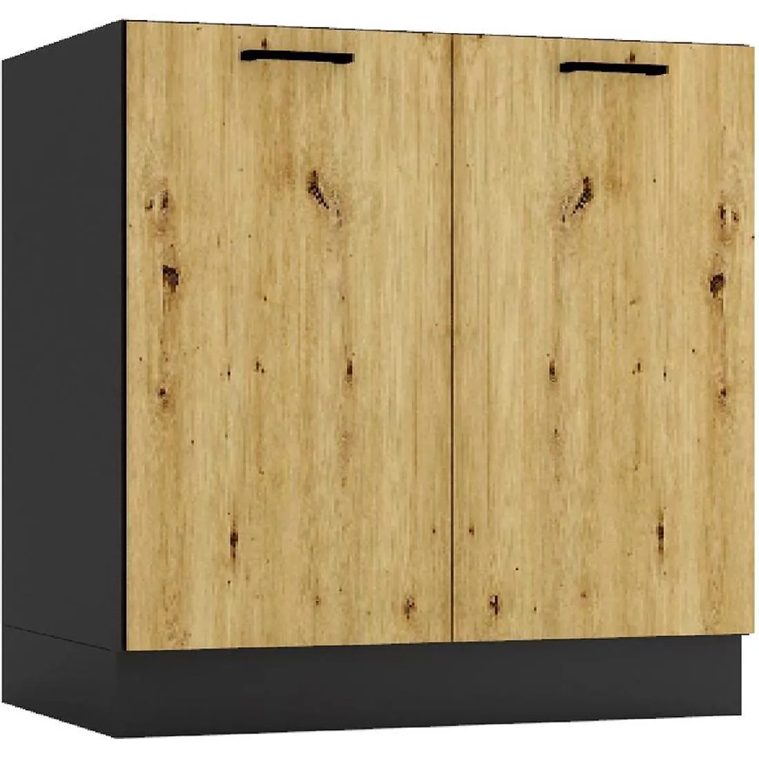 Anika D80ZL kuhinjski ormaric 80x44,6x82 hrast/grafit