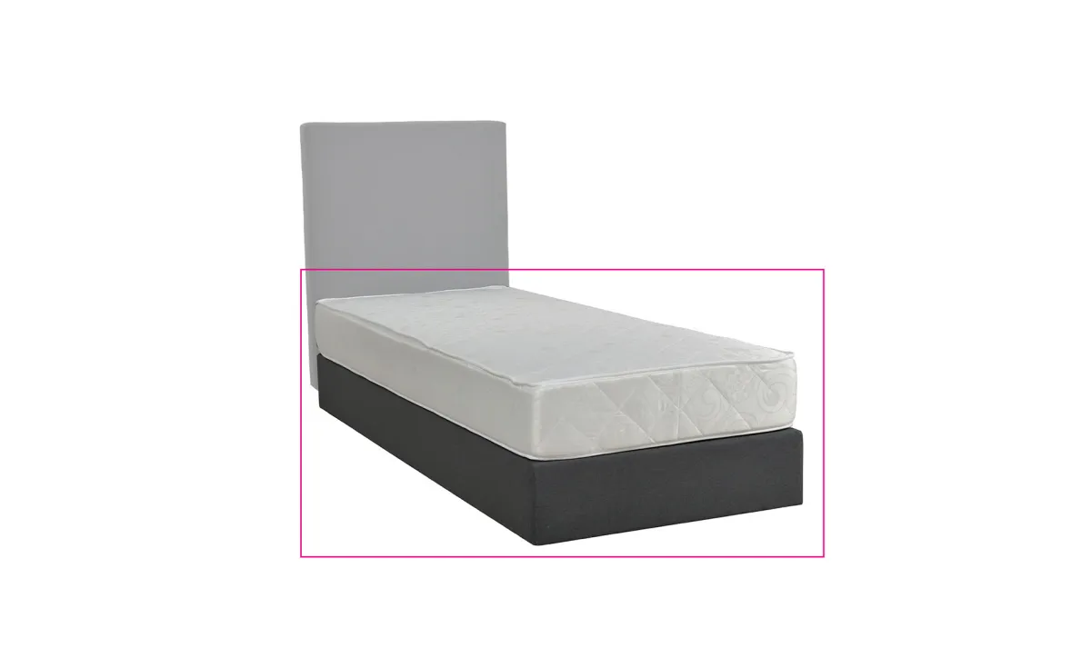 Apartman baza za krevet 80x200x25cm siva