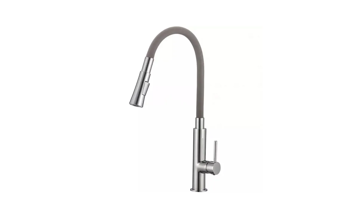 Aqua Mercado slavina za sudoperu Samba inox siva