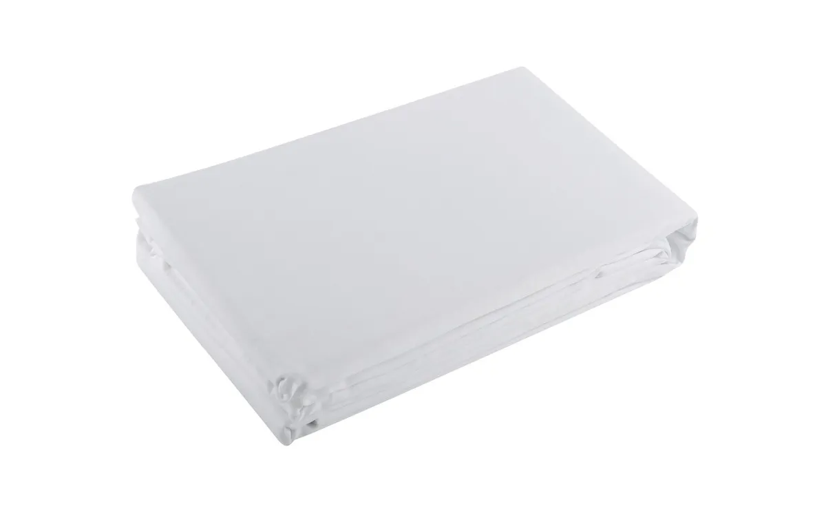 Čaršav saten 200x200cm beli