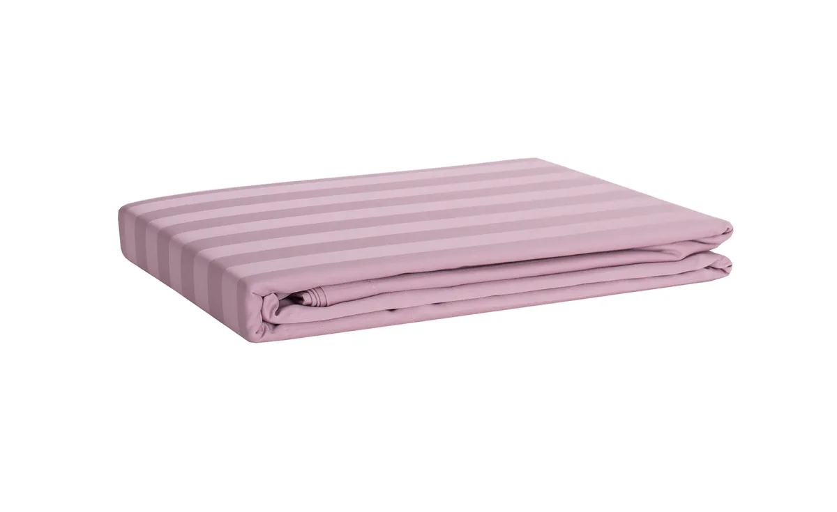Čaršav saten na pruge 220x240cm lila