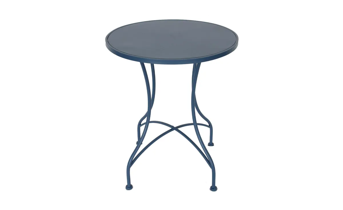 Arcello baštenski sto D60x70 cm plavi