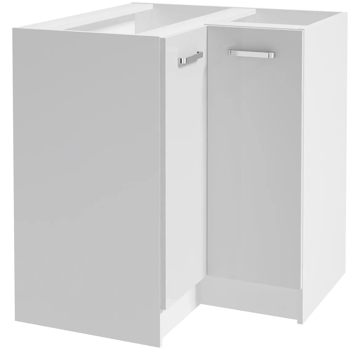 Arosa B90 ugaoni  kuhinjski element 2 vrata 90x90x83 cm beli