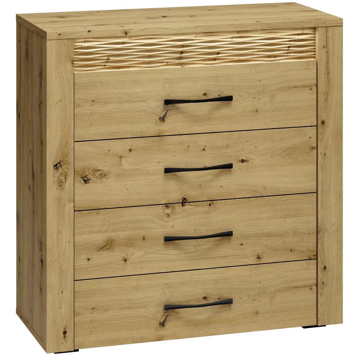 Artis 09 komoda 4 fioke 92x40x94 cm natur (artisan hrast)
