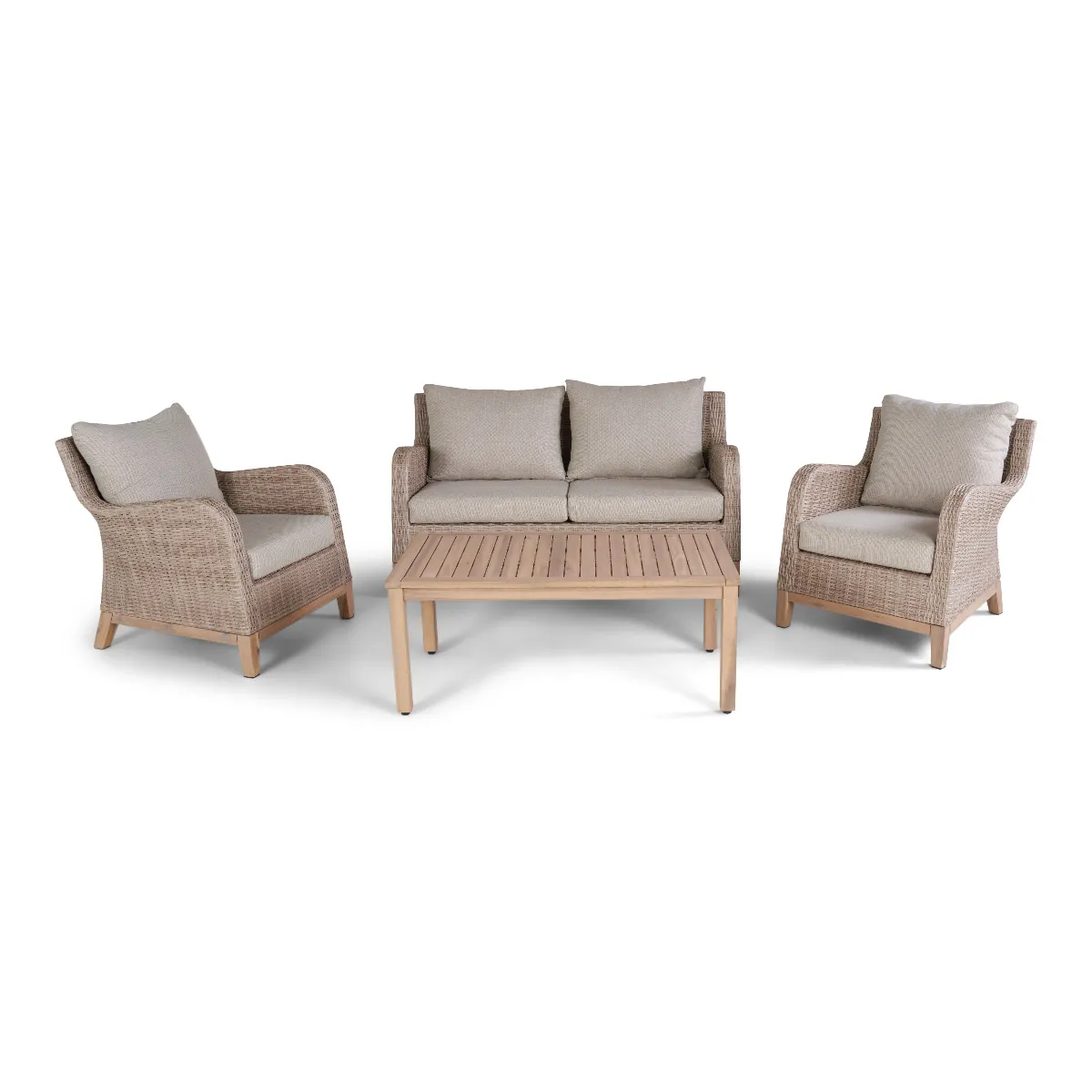 Aruba baštenski set od PVC ratana