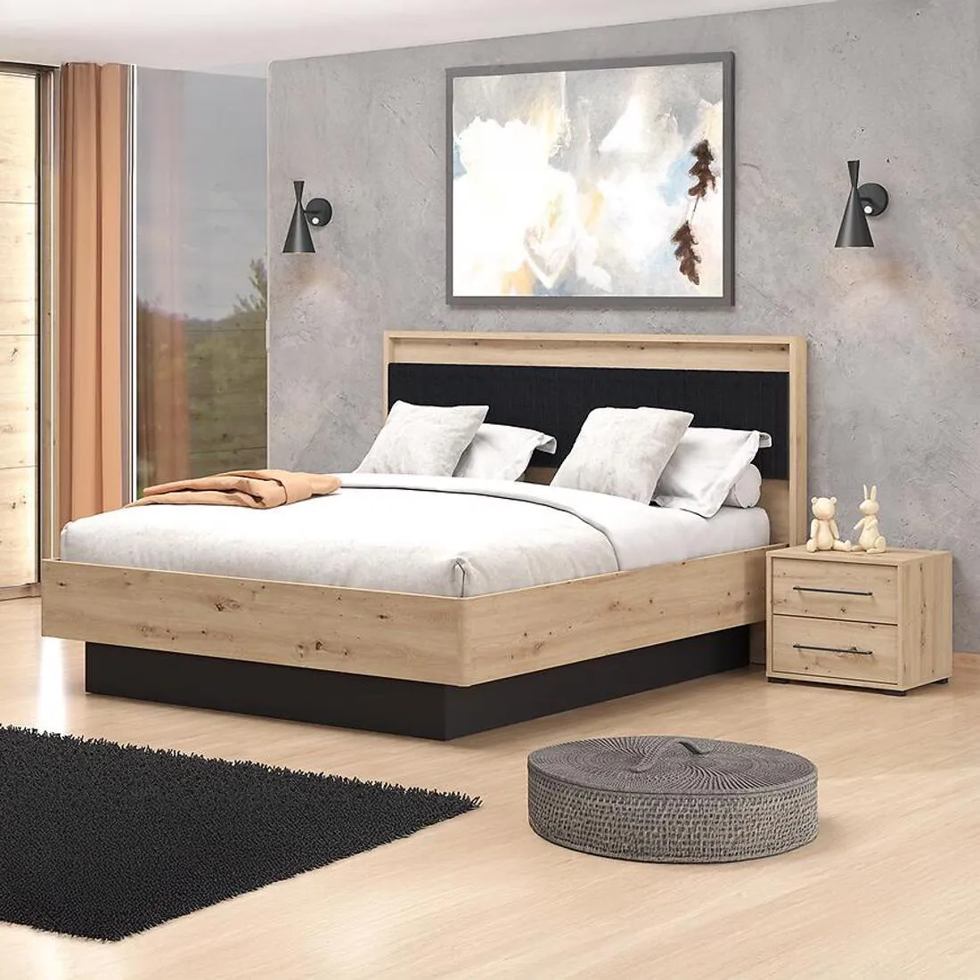 Ascalon  krevet 174x208,5x115 cm artisan