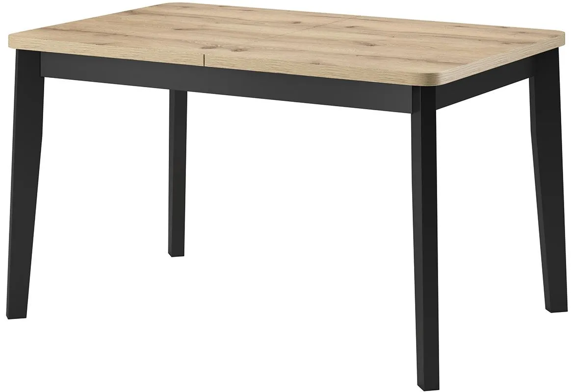 Aston 92 trpezarijski stol s funkcijom razvlacenja 130(175)x85x75 hrast/crni