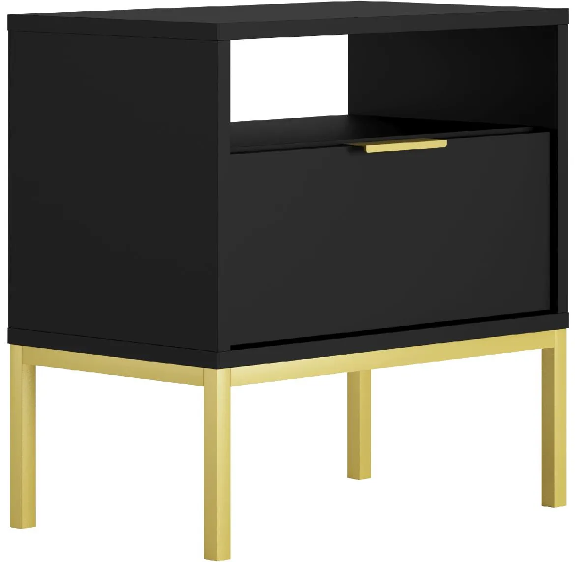 Austin nocni ormaric 1 fioka 55x33x56,4 cm crni