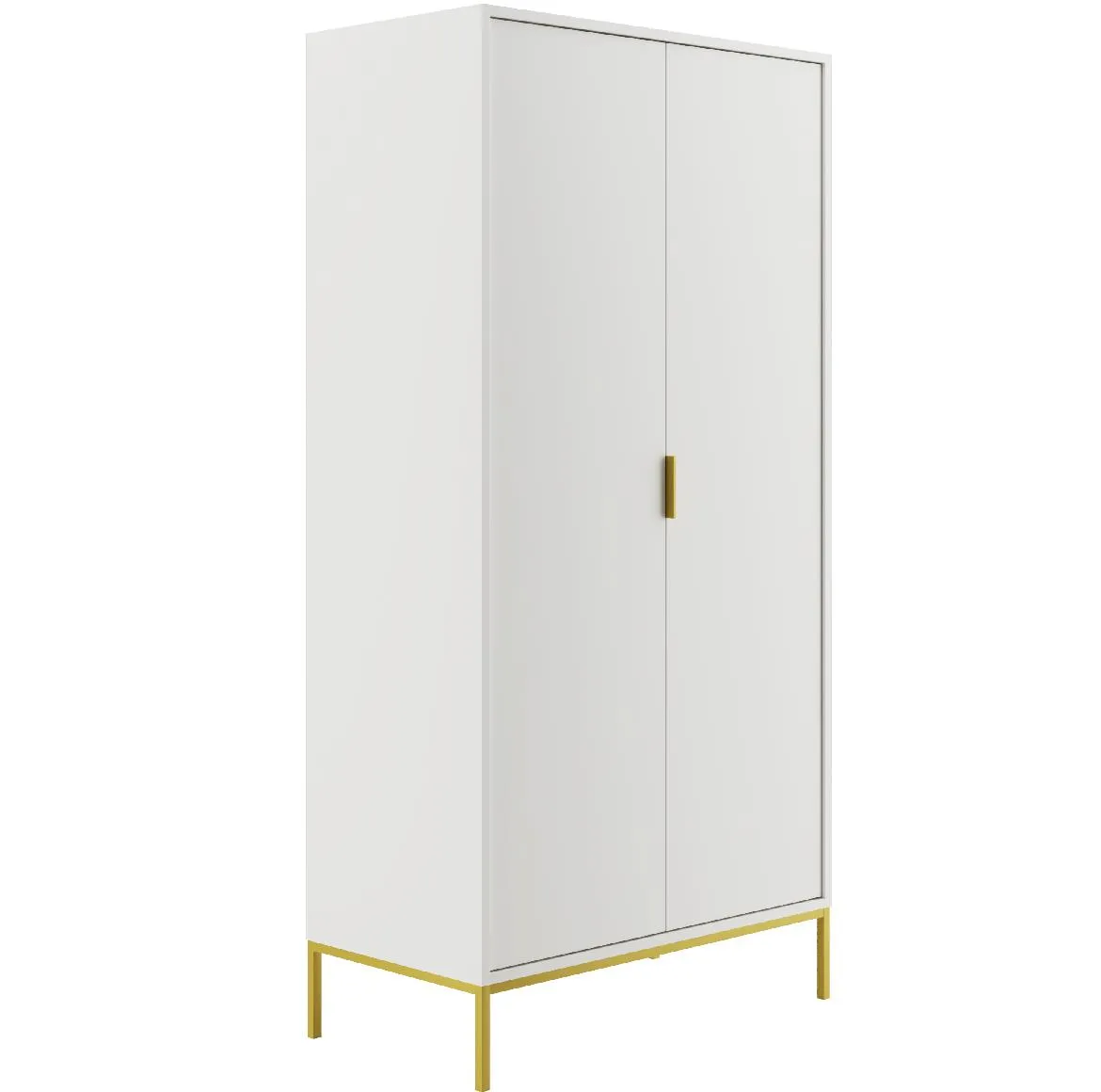 Austin ormar 2 vrata 100x55x205,4 cm beli
