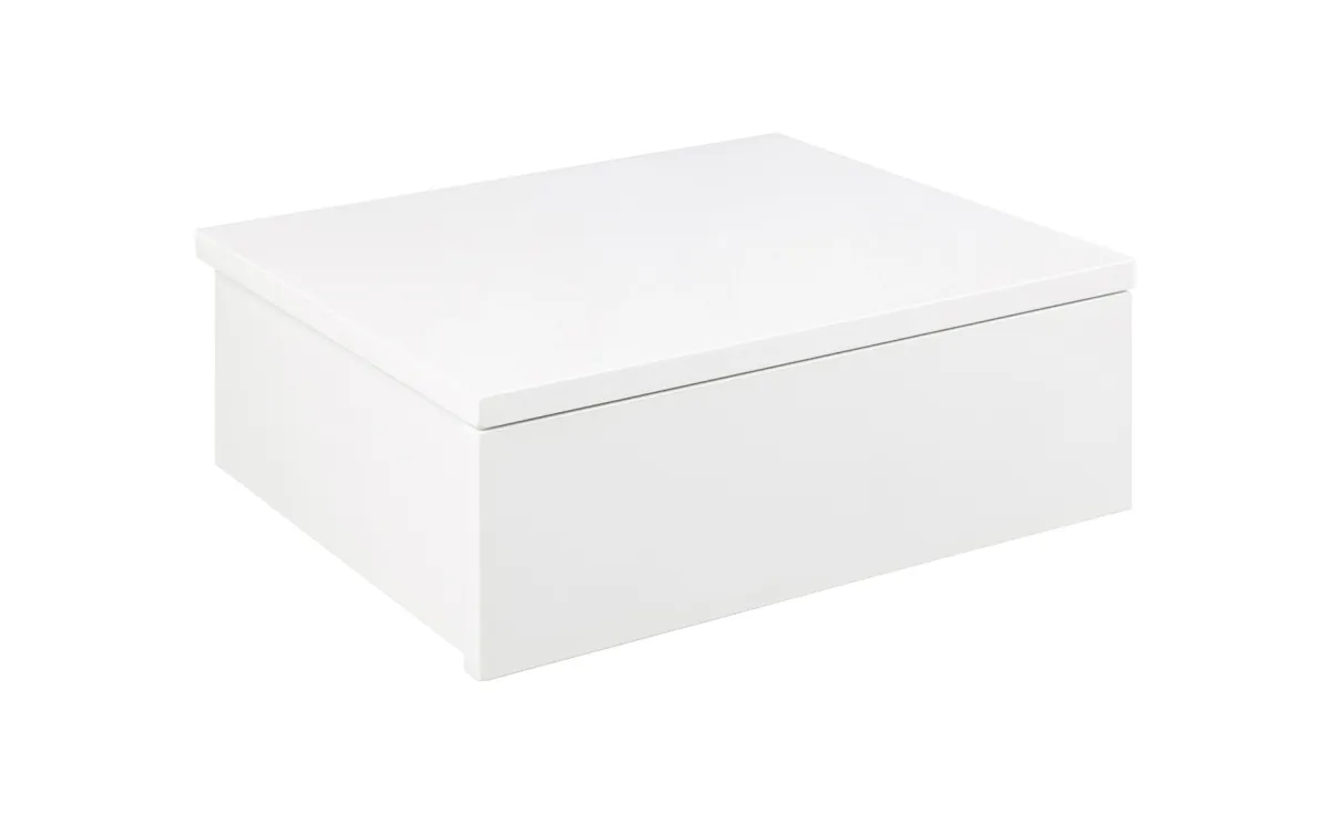 Avignon viseći noćni ormarić 1 fioka 37x32x13 cm beli