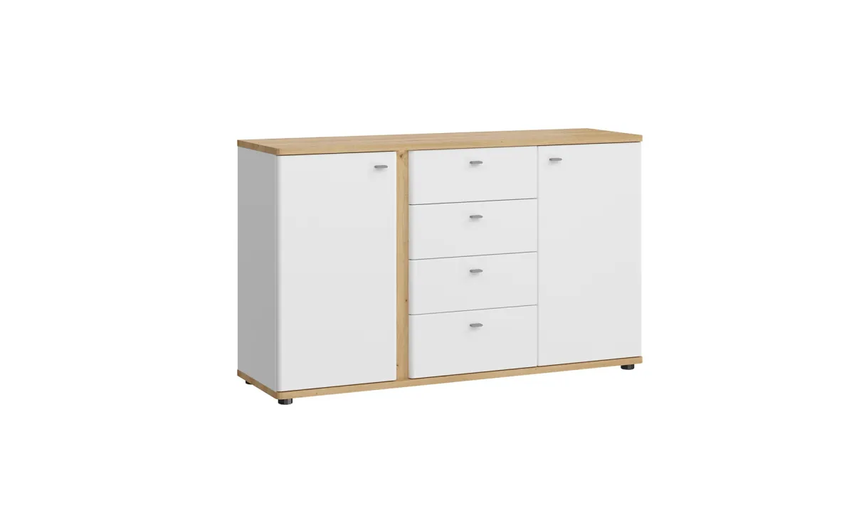Avila komoda 2 vrata+4 fioke 144x42x87 cm