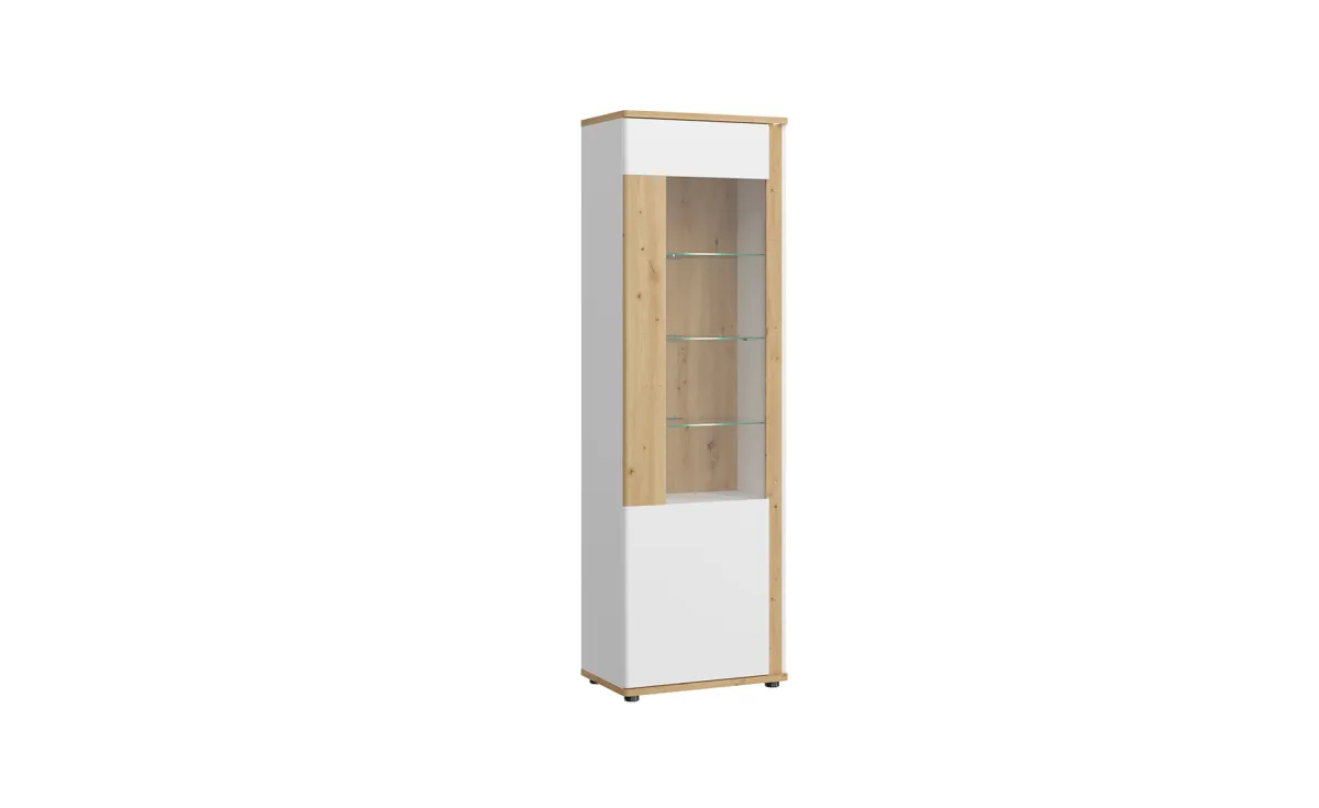 Avila vitrina 1 vrata 62x38x196 cm