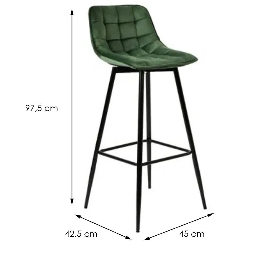 Barska stolica DM509 zelena