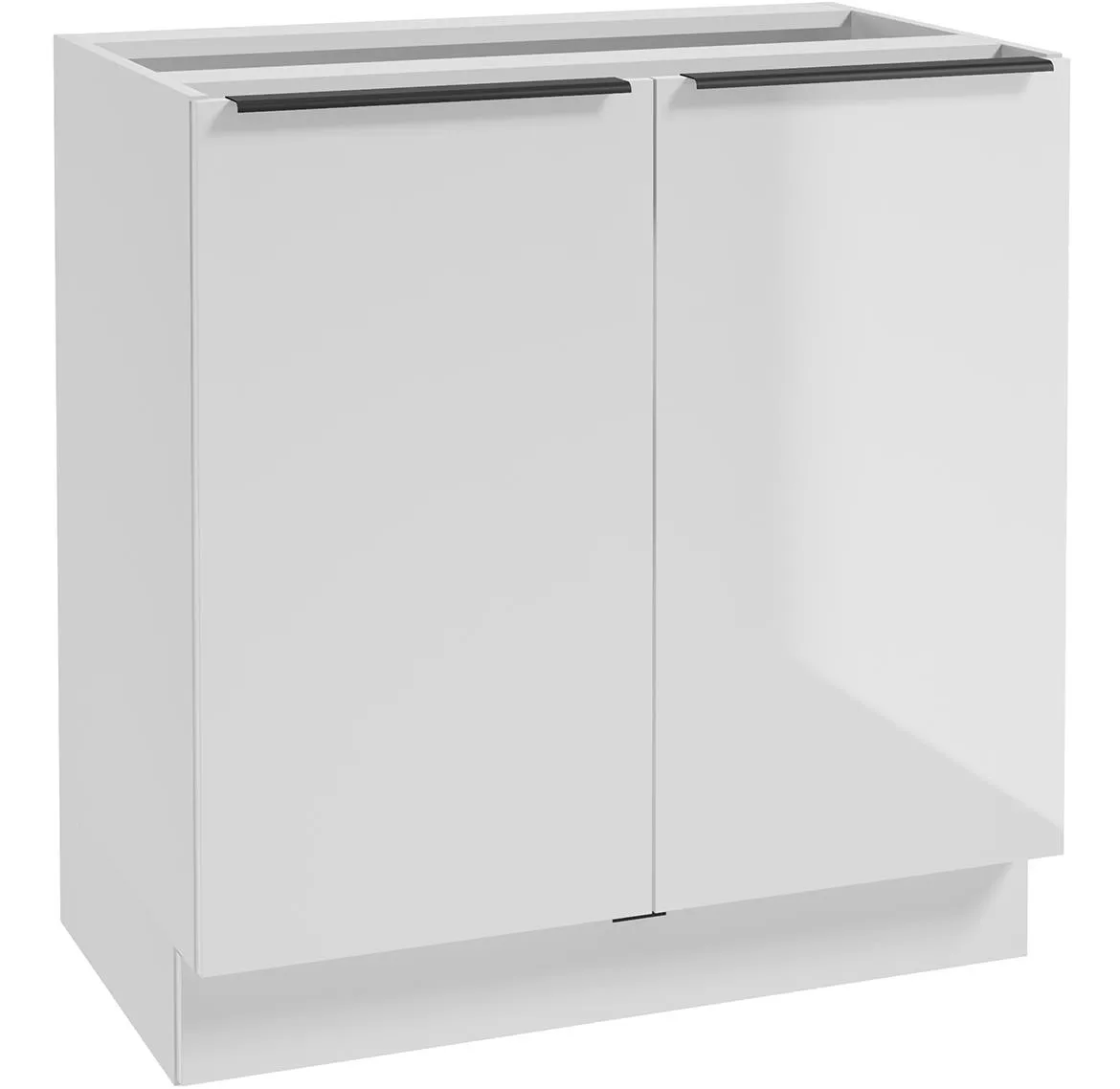 Basti D80 kuhinjski element 2 vrata 1 fioka 80x49x84 cm beli