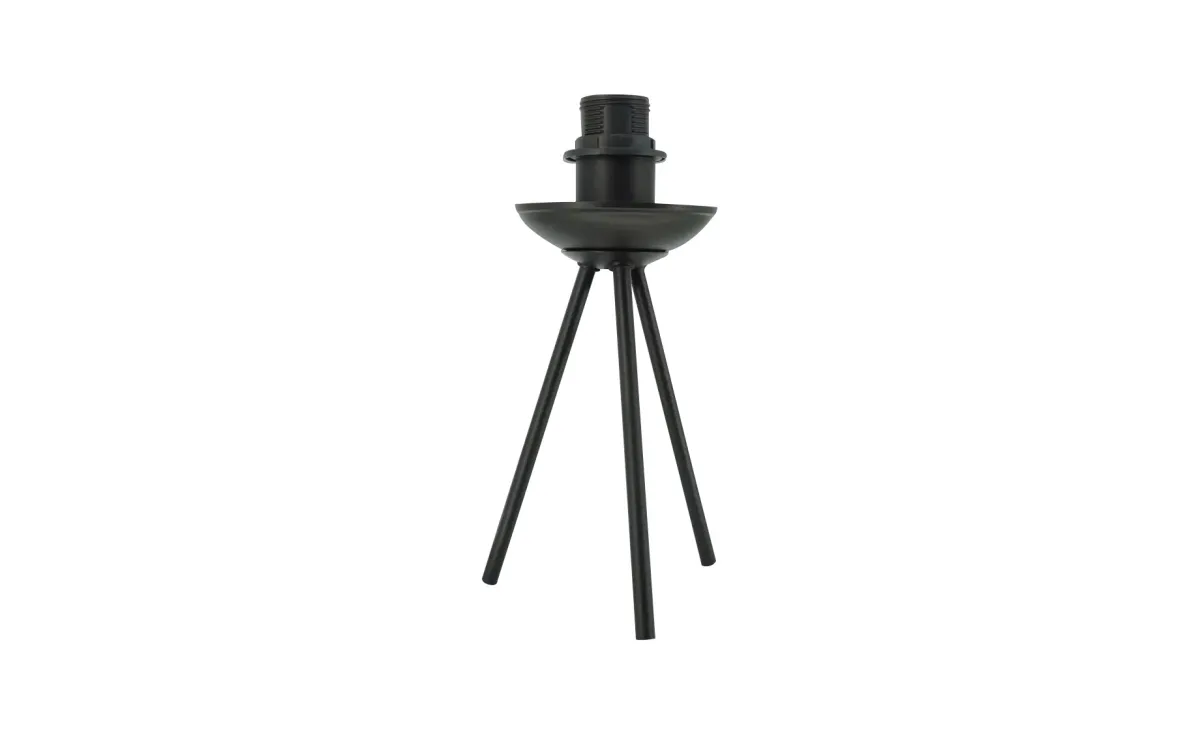 Baza za stonu lampu Trio E27 crna