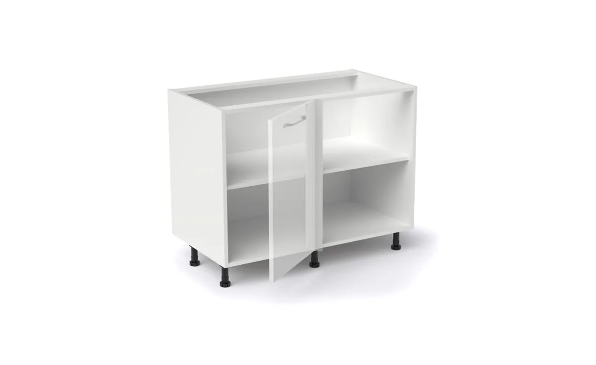 Baza za ugaoni element 1 vrata 105x56x72cm bela