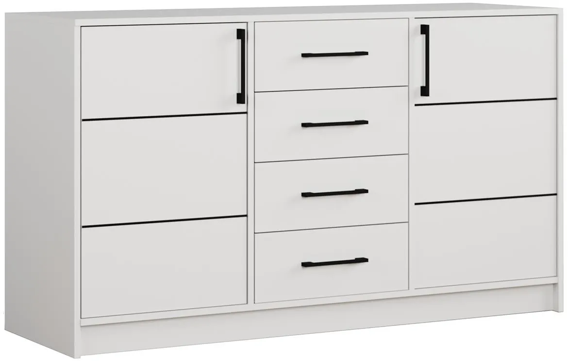 Belluno komoda 150X40X84 bela