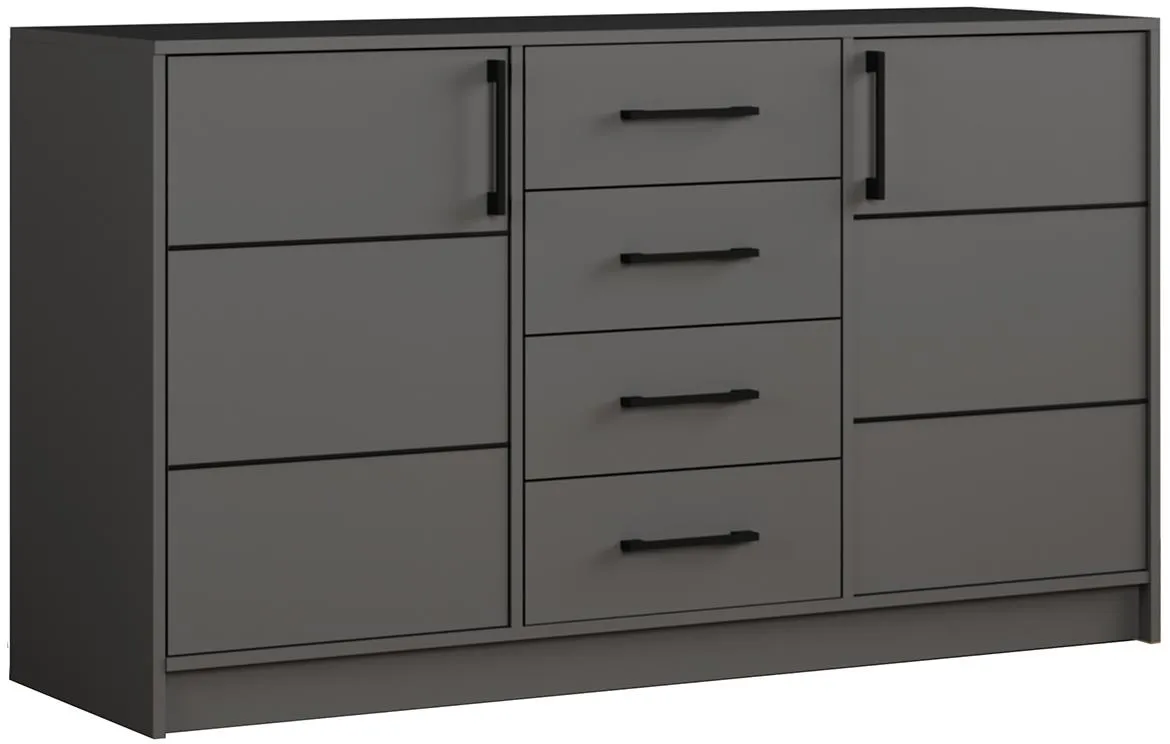 Belluno komoda 150X40X84 siva