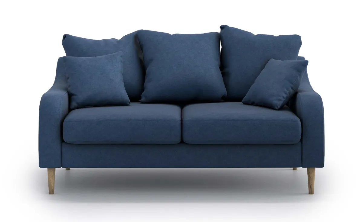 Benito dvosed plavi 153x92x88 cm