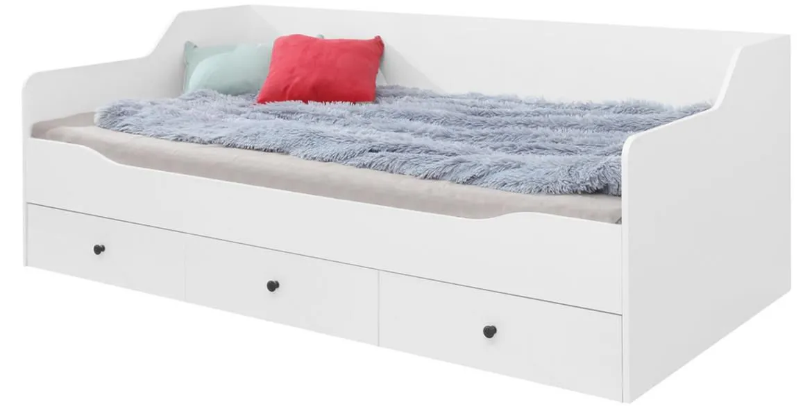 Bergen krevet sa podnicom 204x94x75 cm beli